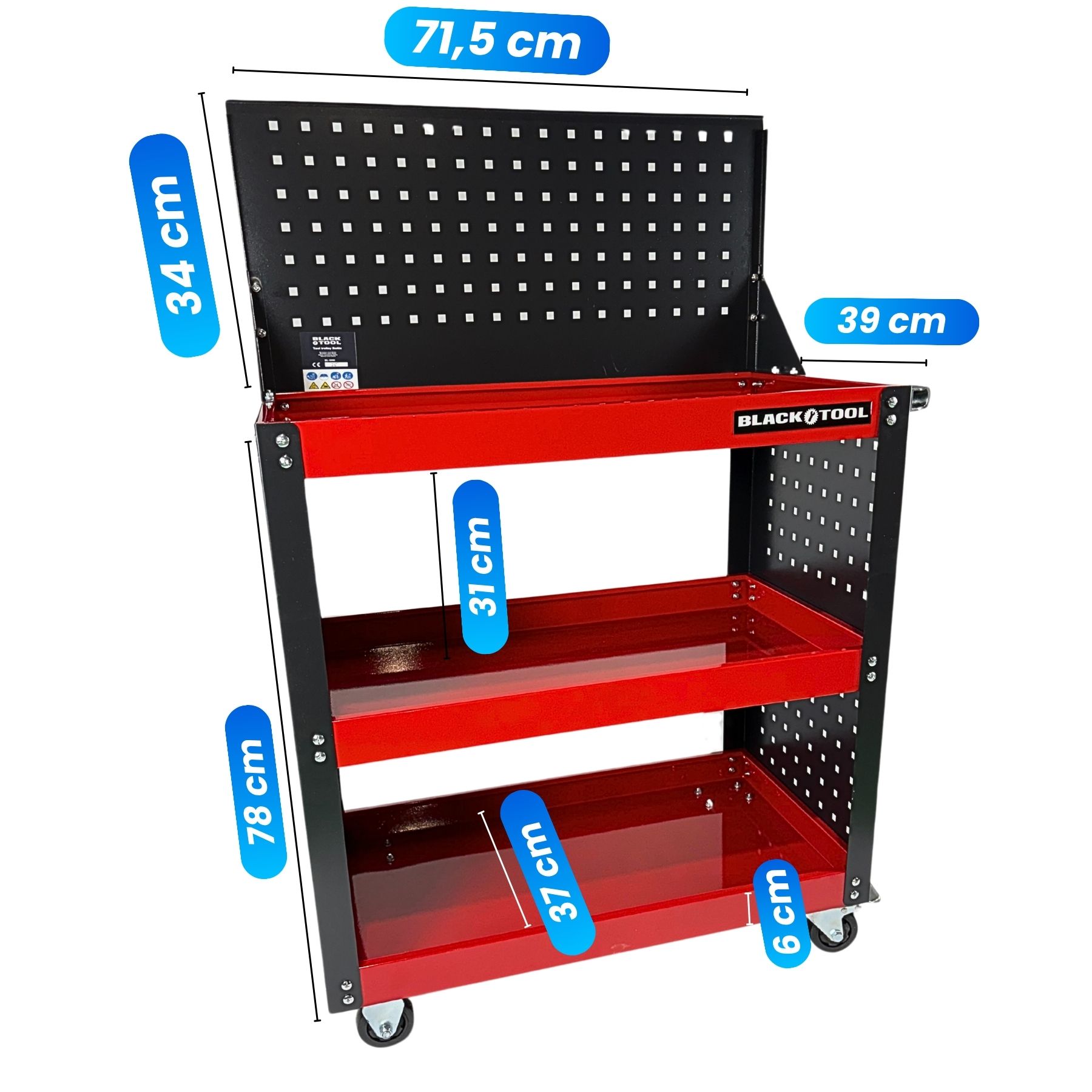 BL-5007 - Montážny vozík na náradie Drivex s bočnými panelmi_1